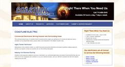 Desktop Screenshot of coastlineelectric.com